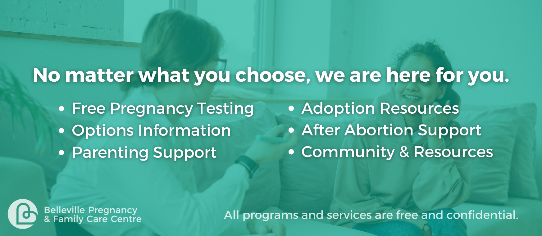 No Matter what you choose we are here for you.